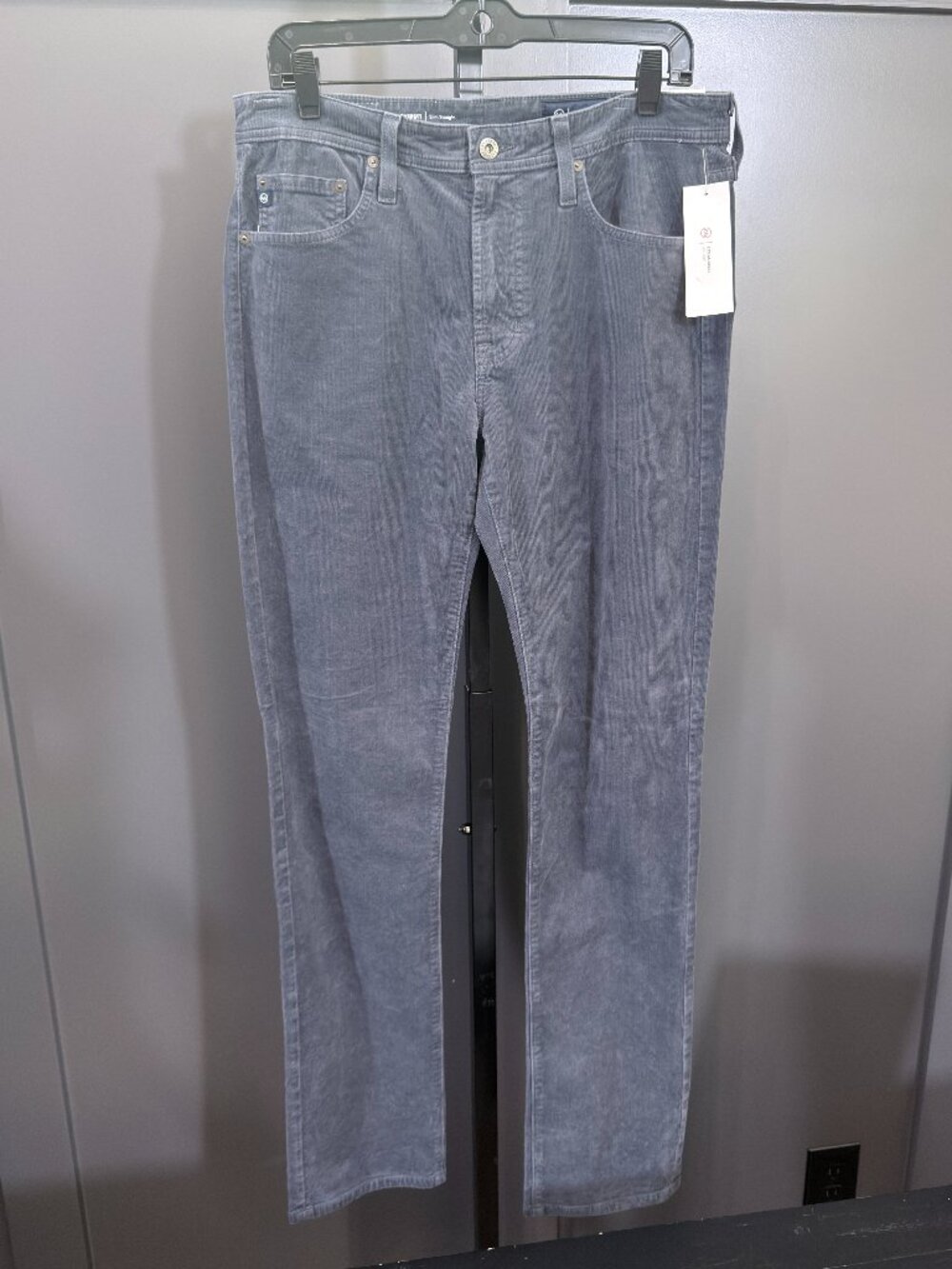 AG Everett Slim Straight Jeans After Dusk Grey 31x34 NWT